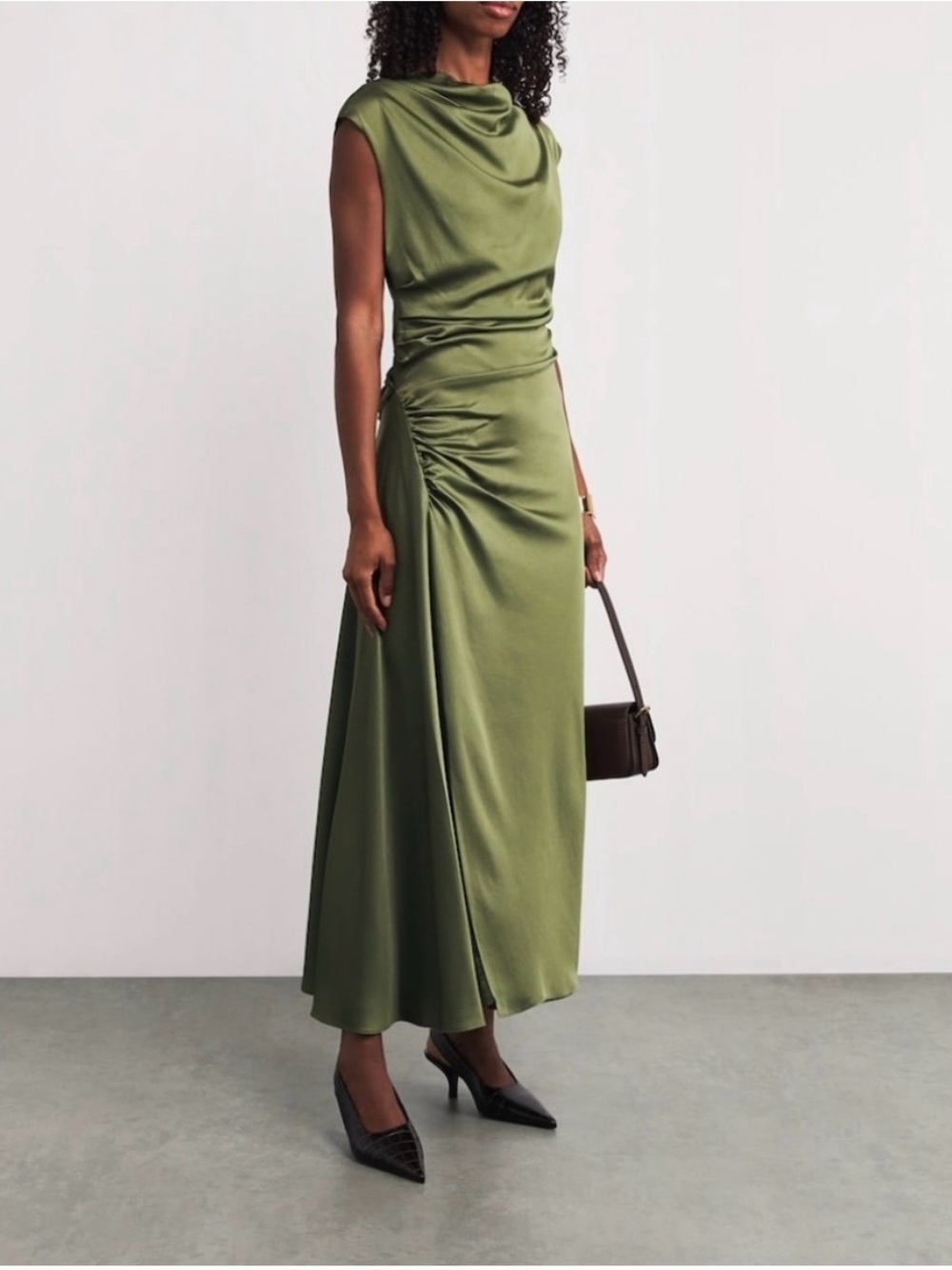 Simkhai Burke Olive green 6 NWOT